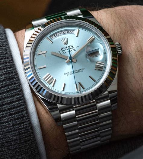 rolex day date 2 president platinum|Rolex Day-Date 40 228235.